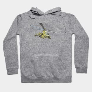 Cartoon military helicopter Hoodie